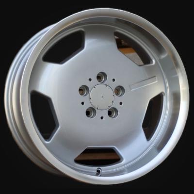 Ratlankis R17x9J  5X112  ET  30  66.6  BK632  Silver+Polished Lip (SP)  For MER  (R+P2+L4)  (MONOBLOCK Style)