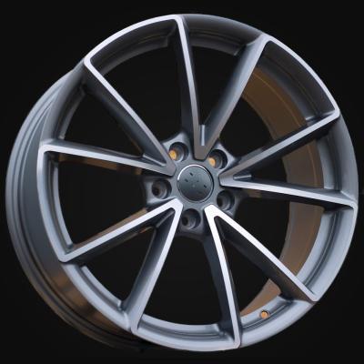 Ratlankis R17x7.5J  5X100  ET  39  57.1  BK703  Grey Polished Half Matt (MGHM)  For AUD  (D5+P)