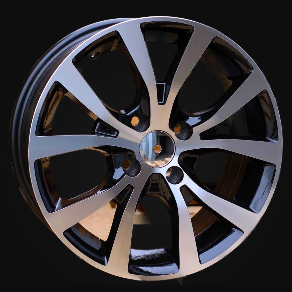 Ratlankis R15x6.5J  4X100  ET  40  54.1  BK715  Black Polished (MB)  For HYUND  (R)