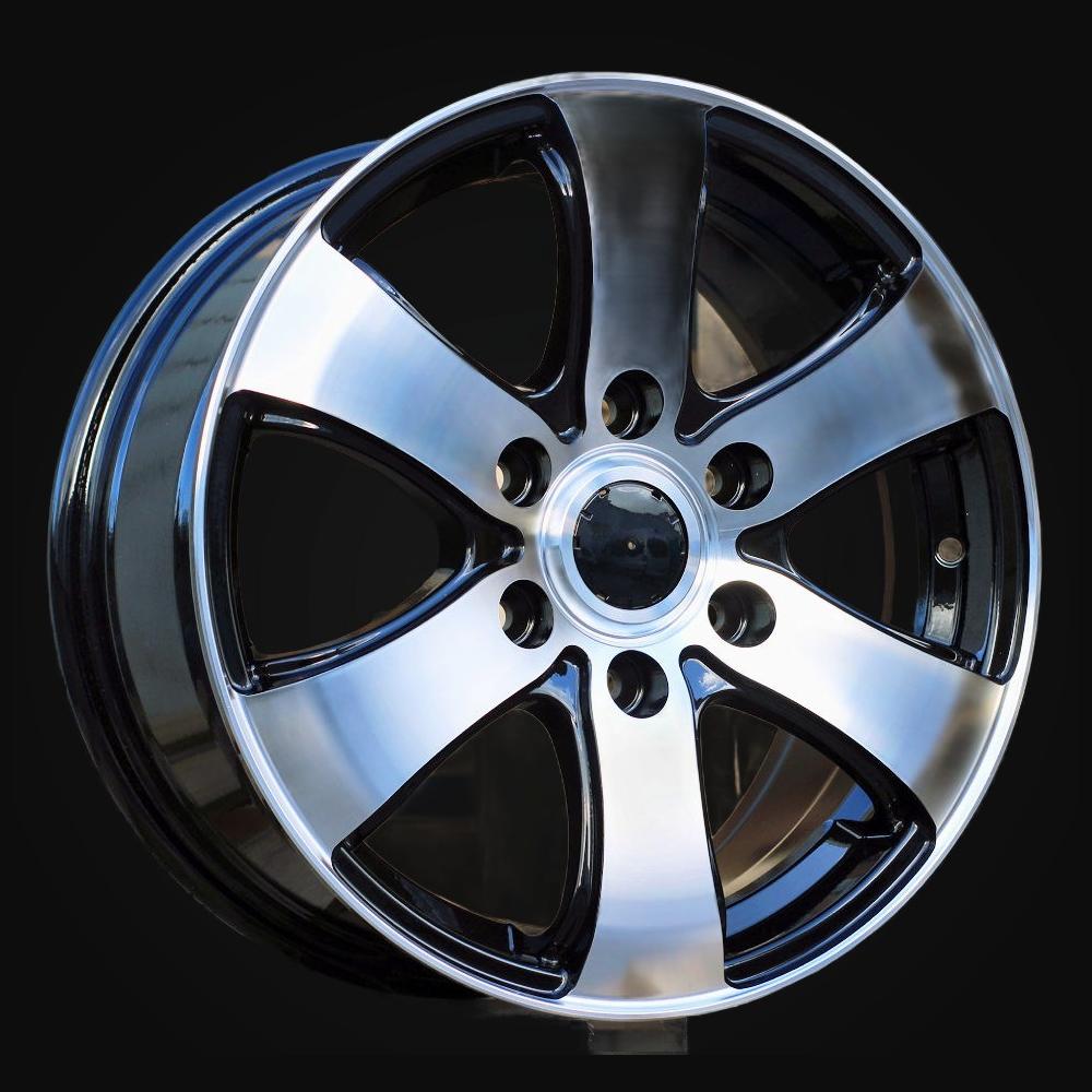 Ratlankis R16x7J  6X130  ET  55  84.1  BK747  Black Polished (MB)  For MER  (K2)  ((max 1400kg))