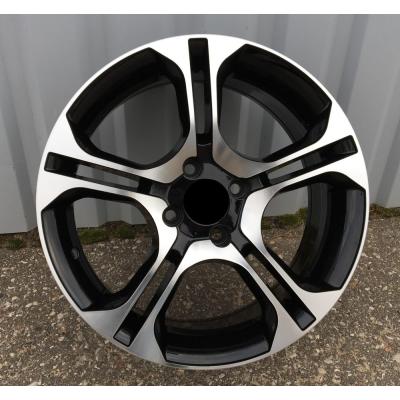 Ratlankis R15x6.5J  4X100J  ET  40  60.1  BK875  Black Polished+Powder Coating (MBPC)  For RENAU  (D3+P)