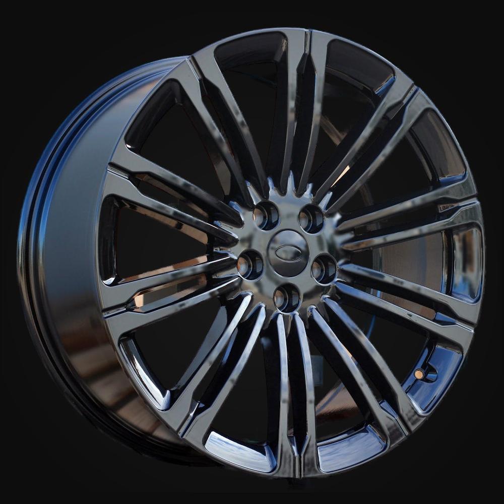 Ratlankis R22x9.5J  5X120  ET  42.5  72.6  3S1066V  (FBX190J)  Black (BL)  For LAND  (P2)  (HYBRID FORGED (For M14x1.5J bolts))
