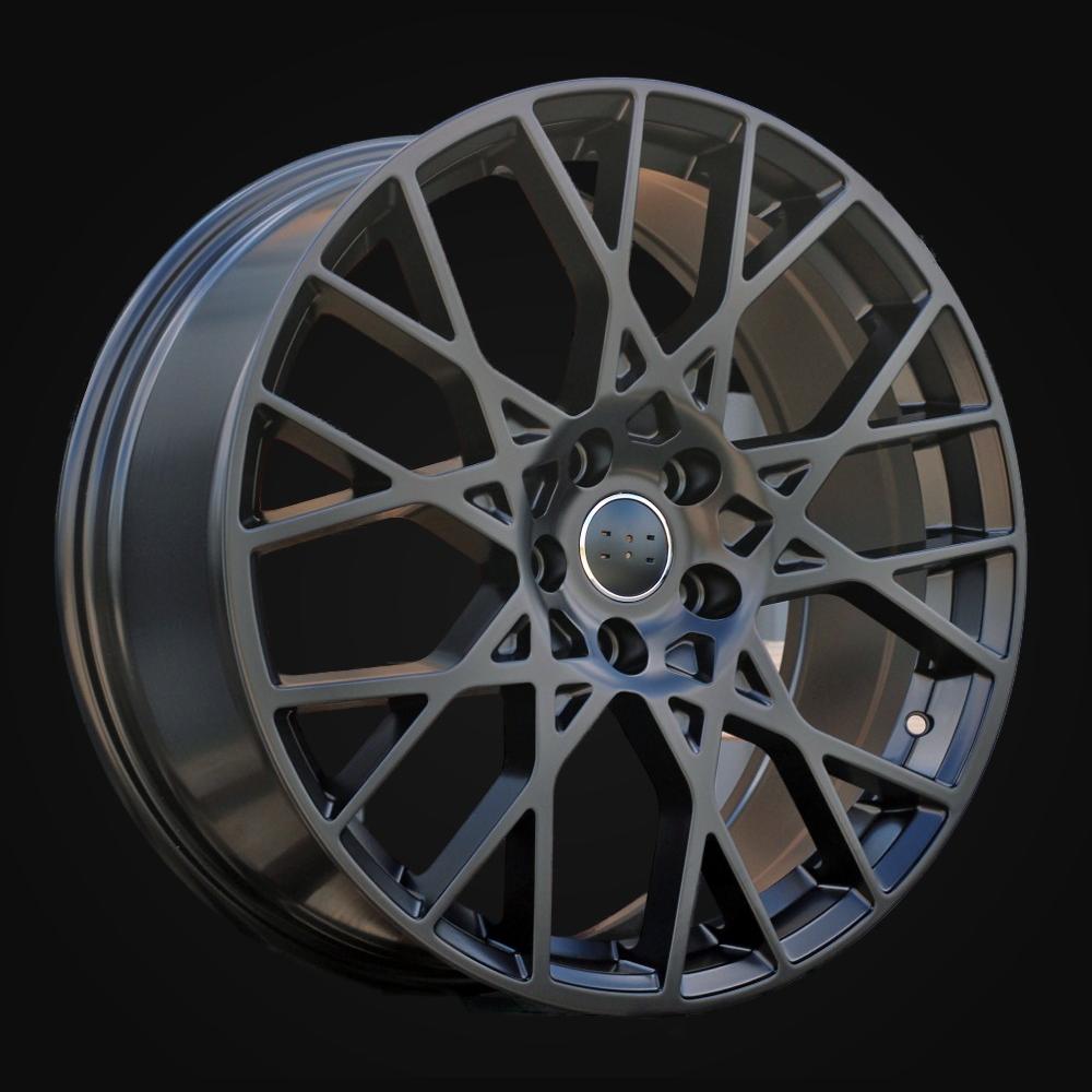 Wheel R18x8J  5X112  ET  40  66.5  3S1293  (8384)  Black Half Matt (BLHM)  For AUD  (Z6)