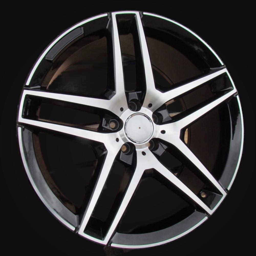 Ratlankis R20x8.5J  5X112  ET  43  66.6  BK967  Black Polished (MB)  For MER  (K2)  (Rear+Front)