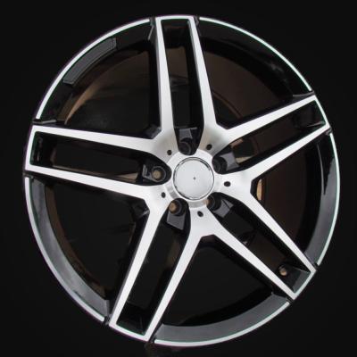 Ratlankis R20x8.5J  5X112  ET  43  66.6  BK967  Black Polished (MB)  For MER  (K2)  (Rear+Front)