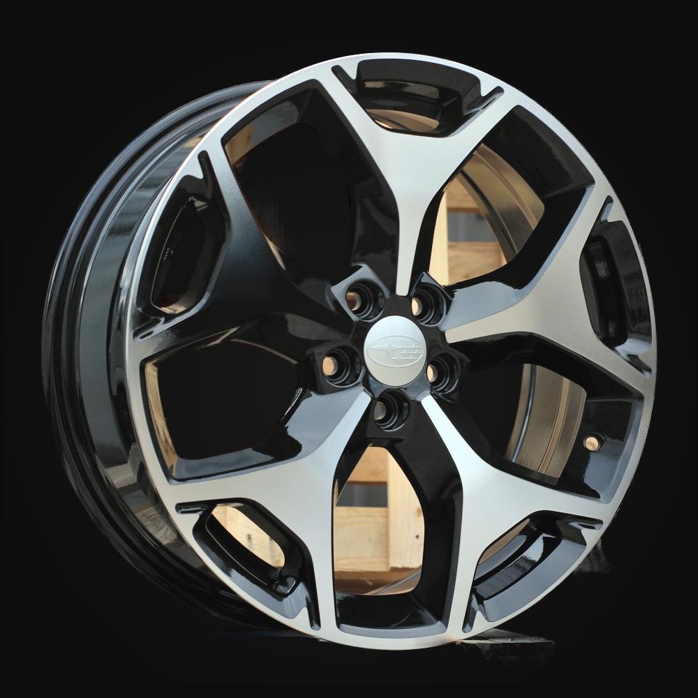 Ratlankis R18x7J  5X100  ET  48  56.1  BY164  Black Polished (MB)  For SUBAR  (P+Z2)