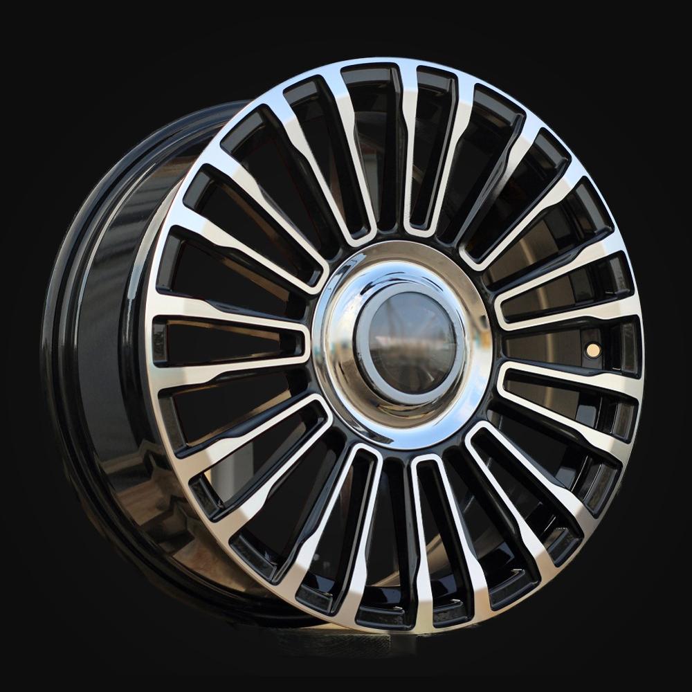 Wheel R18x8J  10X108/114.3  ET  42  73.1  REW018  Black Polished (MB)  For RACIN  (Z7)  (HYBRID FORGED Mansory Style)