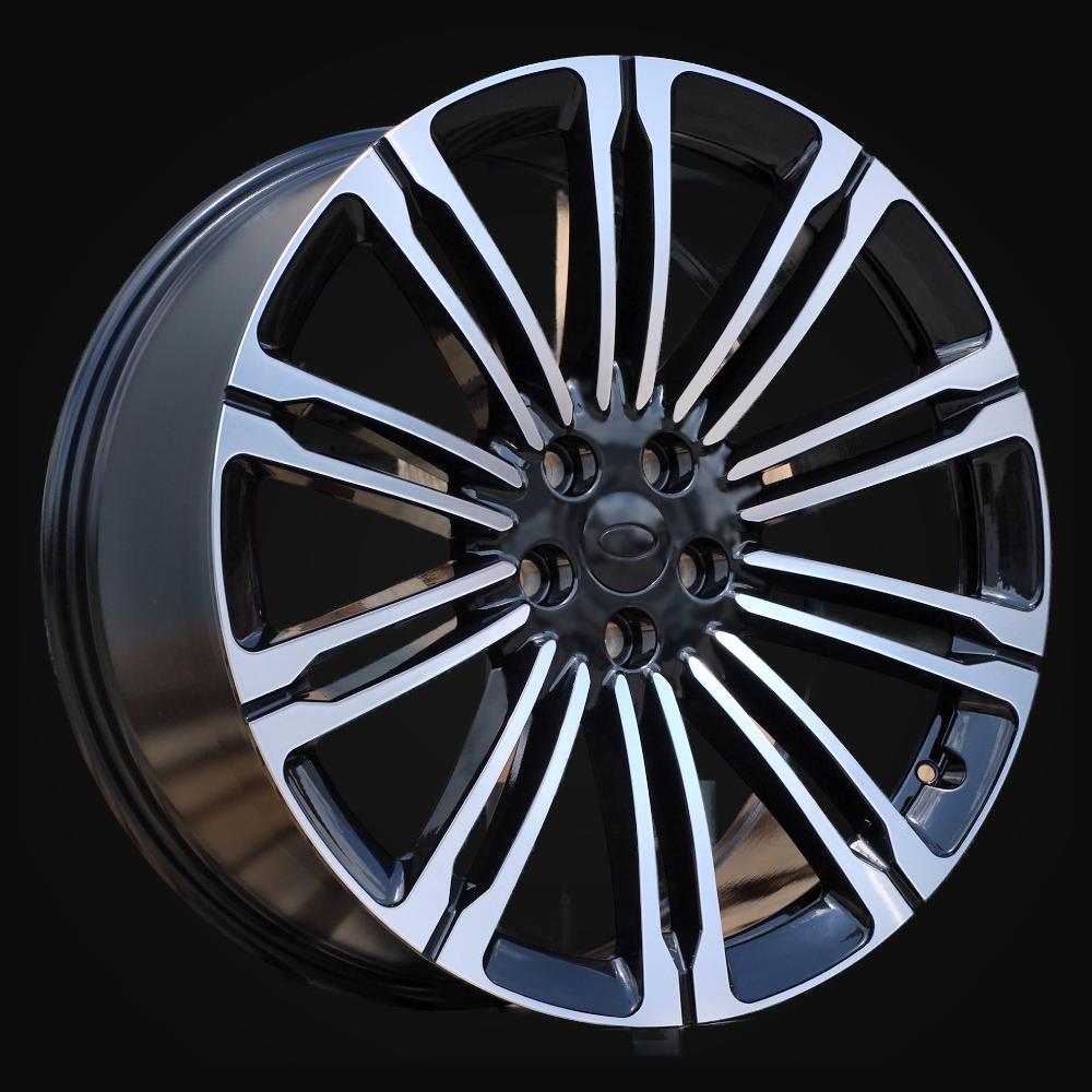 Ratlankis R22x9.5J  5X120  ET  42.5  72.6  3S1066V  (FBX190J)  Black Polished (MB)  For LAND  (P2)  (HYBRID FORGED (For M14x1.5J bolts))