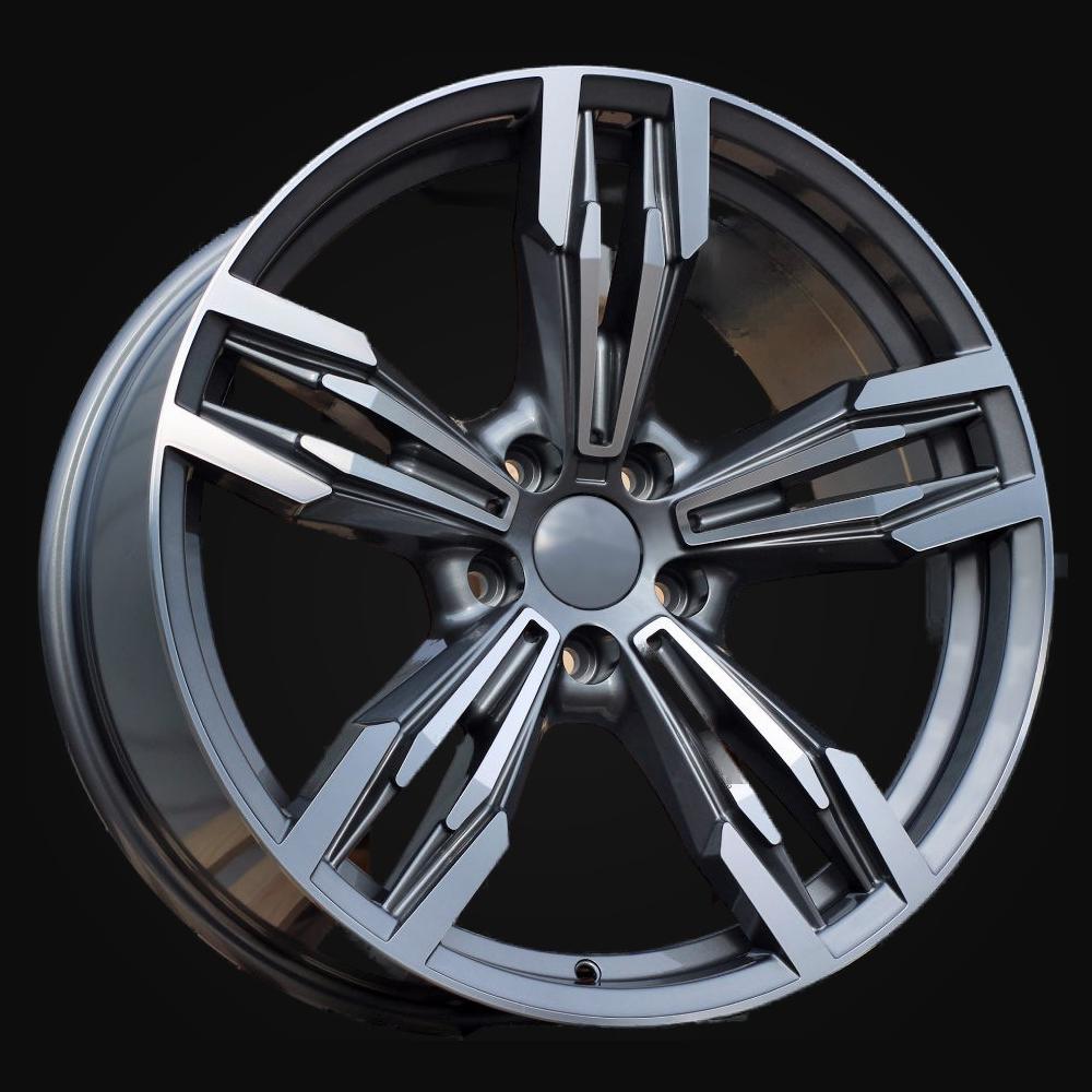 Ratlankis R19x8.5J  5X120  ET  33  72.6  BY983  Grey Polished (MG)  For BMW  (P+Z1+Z4)  (Rear+Front)