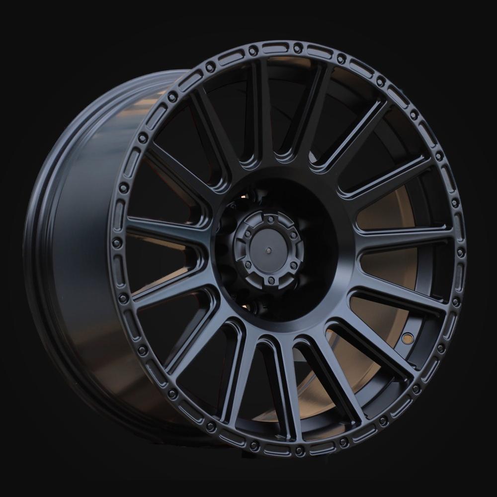 Ratlankis R18x9J  6X139.7  ET  M12  106.1  FBX026J  Black Half Matt (BLHM)  For 4X4  (P2)  (HYBRID FORGED)