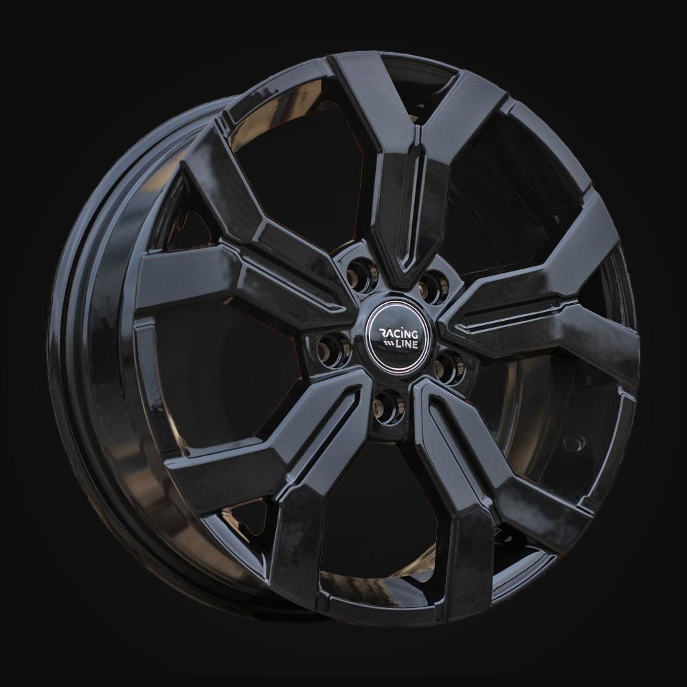 Wheel R16x6.5J  4X100  ET  40  60.1  B1110  Black (BL)  For DACIA  (R)
