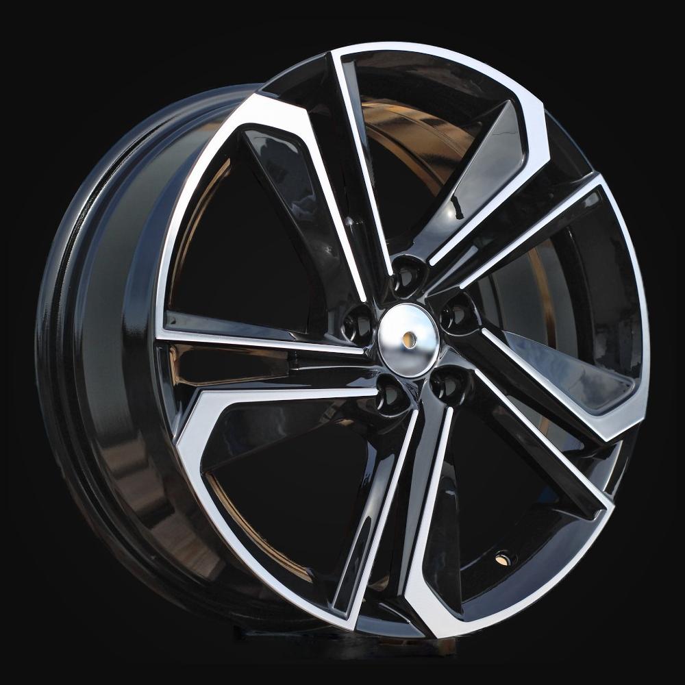 Wheel R17x7J  5X100  ET  51  57.1  B1113  Black Polished (MB)  For SKODA  (R+M)