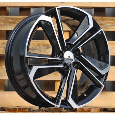 Wheel R17x7J  5X100J  ET  51  57.1  B1113  Black Polished (MB)  For SKODA  (R+M)