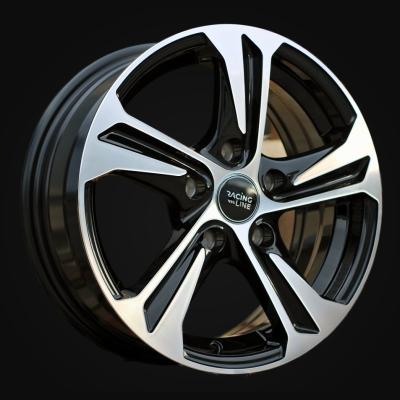 Wheel R14x5.5J  4X100  ET  40  60.1  B1242  Black Polished (MB)  For RACIN  (R+K2)