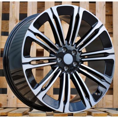 Wheel R22x9.5J  5X108  ET  45  63.3  B1808  (FBX190J)  Black Polished (MB)  For LAND  (Z5)  (HYBRID FORGED)
