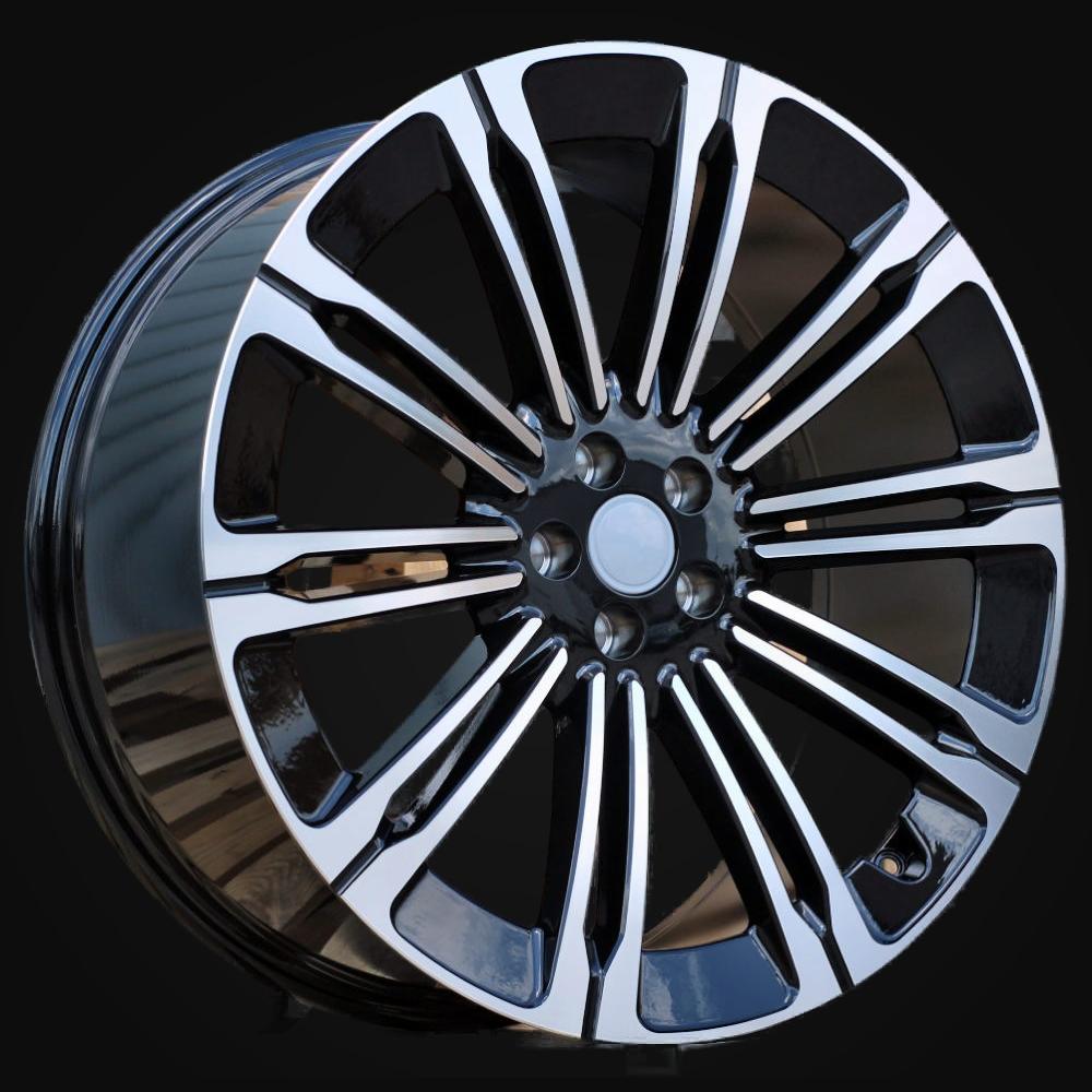 Wheel R19x8.5J  5X120  ET  45  72.6  B1808  Black Polished (MB)  For LAND  (Z1)