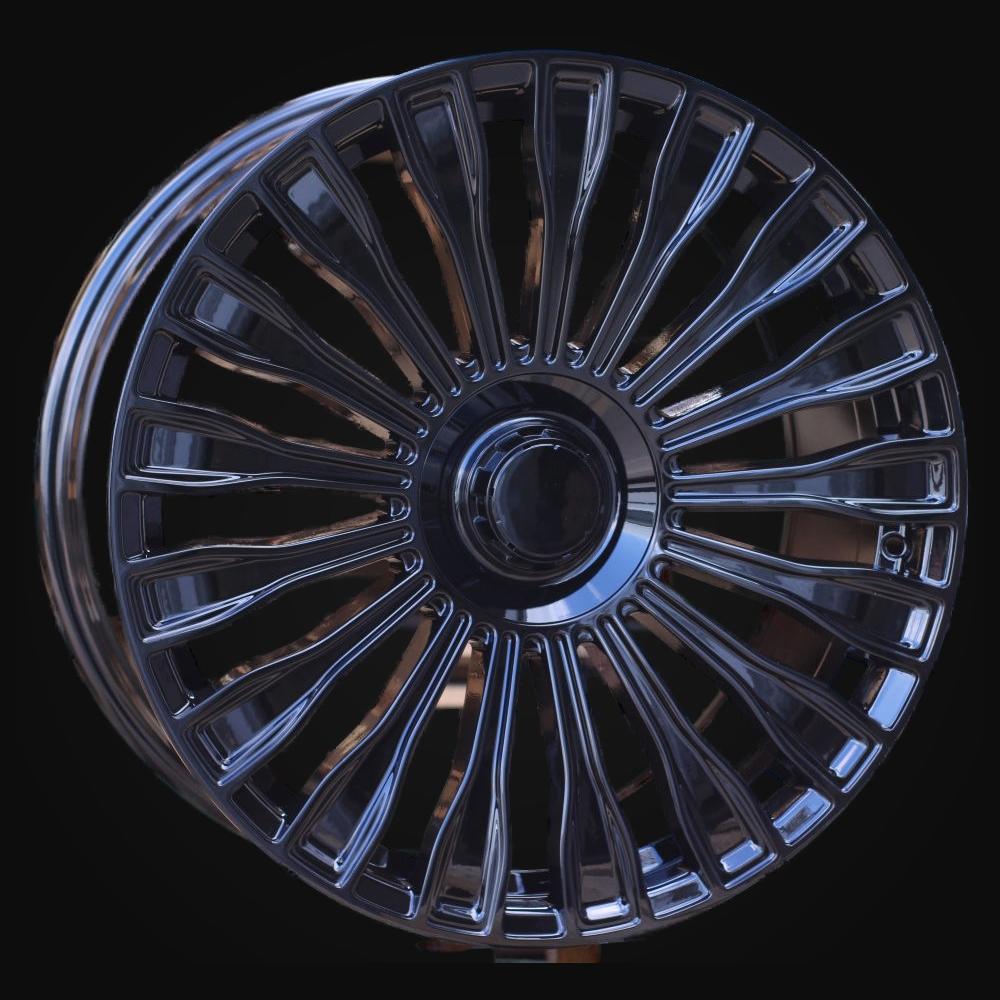Wheel R20x9.5J  5X112  ET  38  66.6  I0313  (FBX227J)  Black (BL)  For MER  (Z5)  (HYBRID FORGED Front+Rear)