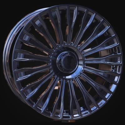 Wheel R20x9.5J  5X112  ET  38  66.6  I0313  (FBX227J)  Black (BL)  For MER  (Z5)  (HYBRID FORGED Front+Rear)