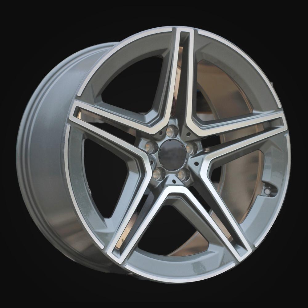 Ratlankis R22x11.5J  5X112  ET  47  66.5  FBX142J  (H3067F)  Grey Polished (MG)  For MER  (Z3)  (HYBRID FORGED Rear+Front)