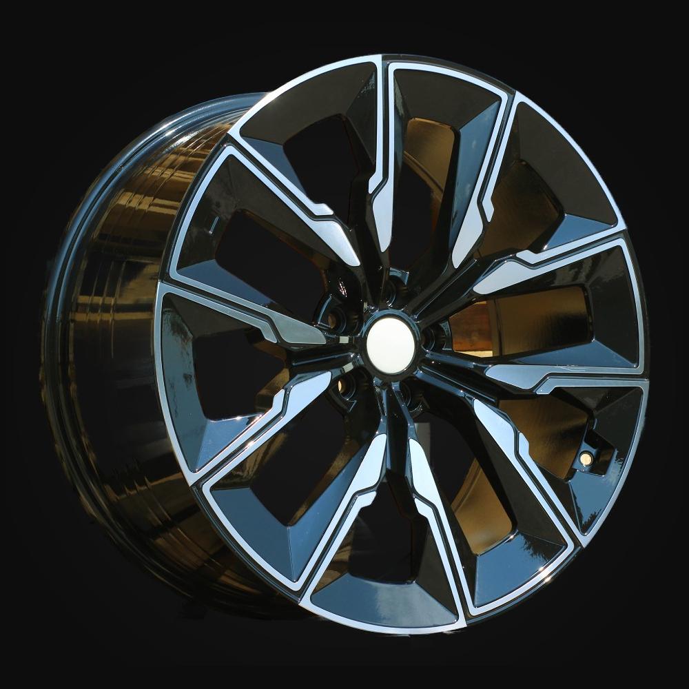 Ratlankis R21x8.5J  5X112  ET  25  66.6  FBX144J  Black Polished (MB)  For BMW  (Z5+A)  (HYBRID FORGED (Rear+Front))
