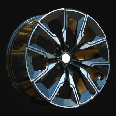 Ratlankis R21x8.5J  5X112  ET  25  66.6  FBX144J  Black Polished (MB)  For BMW  (Z5+A)  (HYBRID FORGED (Rear+Front))