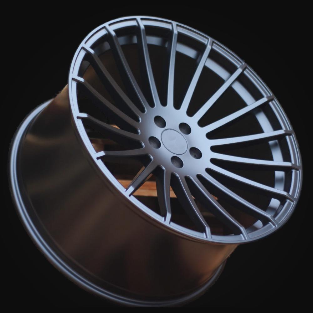 Wheel R21x11.5J  5X112  ET  42  66.5  A1227  (HE749)  Black Half Matt (BLHM)  For RACIN  (P1)