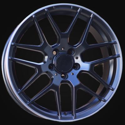 Wheel R18x8J  5X112  ET  40  66.6  A1257  Black Half Matt+Polished Lip (BLHMPL)  For MER  (P)