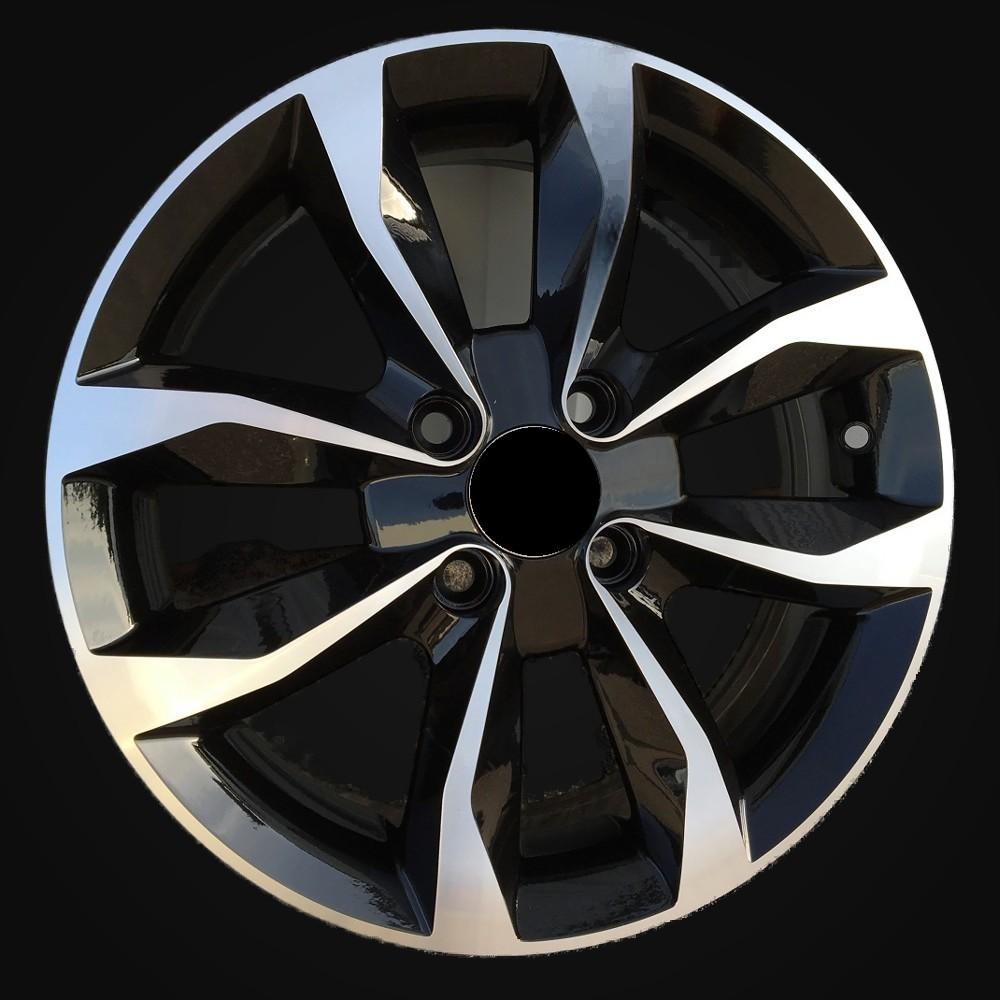 Wheel R15x6J  4X100  ET  50  60.1  A415  (XFA10)  Black Polished (MB)  For NISS  (P1)