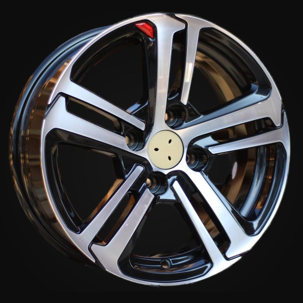 Wheel R17x6.5J  4X108  ET  20  65.1  A5017  (BK5447)  Black Polished (MB)  For CITRO  (Z7)
