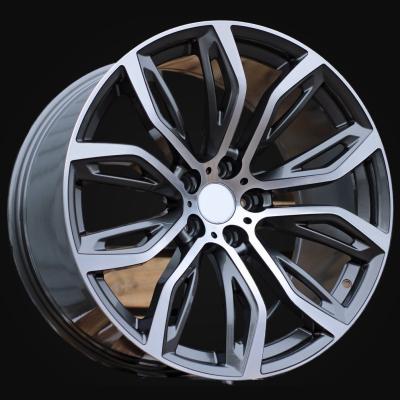 Wheel R21x11.5J  5X120  ET  38  74.1  A5040  (BK510)  Grey Polished (MG)  For BMW  (K4)  (Rear+Front)