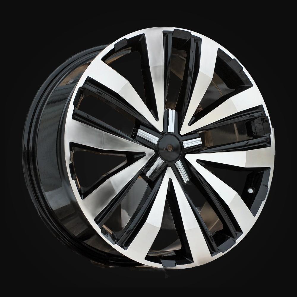 Wheel R20x8.5J  5X120  ET  45  65.1  A5377  Black Polished (MB)  For VW  (P)