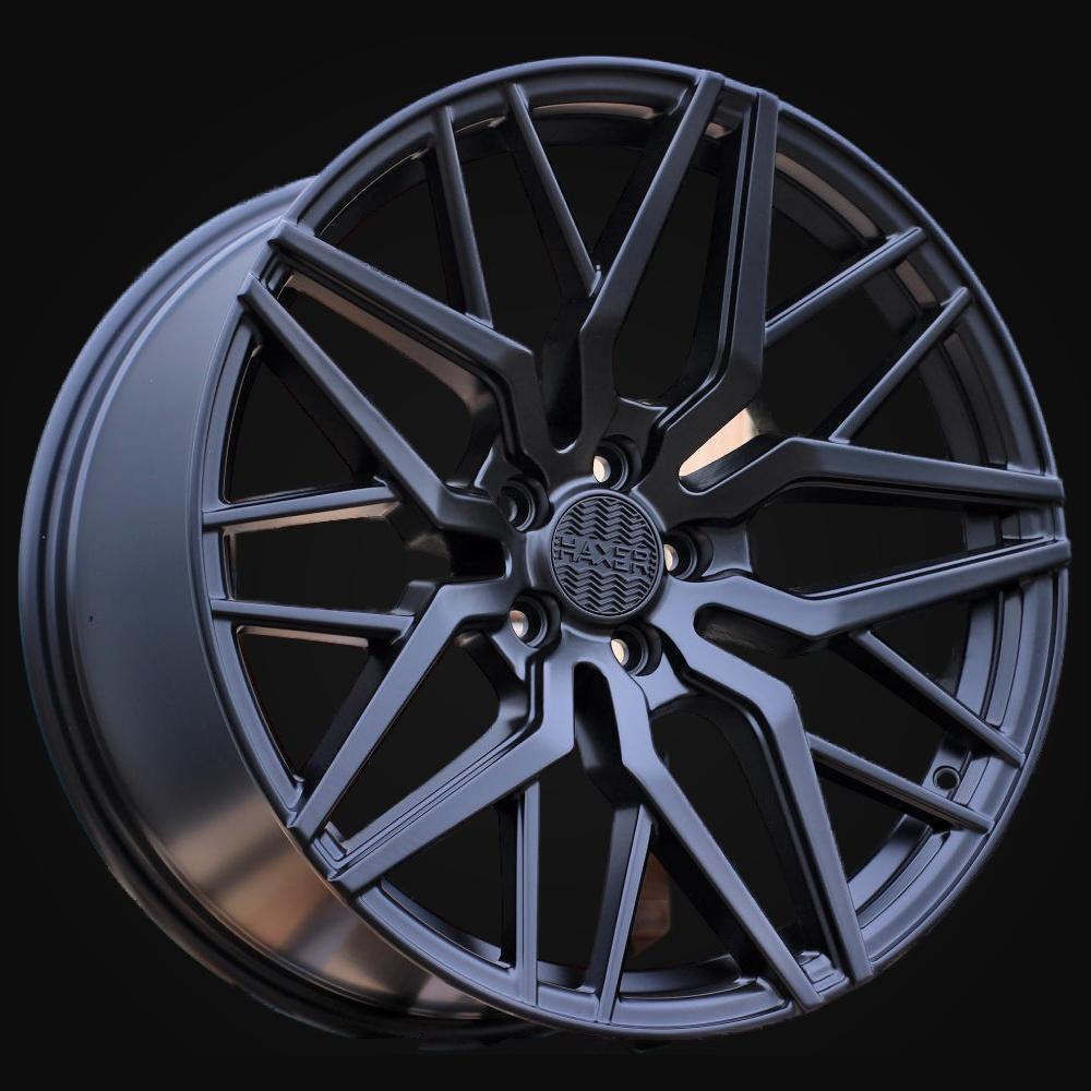 Ratlankis R19x9.5J  5X120  ET  38  72.6  A5478  (HX035J)  Black Half Matt (BLHM)  For HAXER  (P)  (Rear+Front)