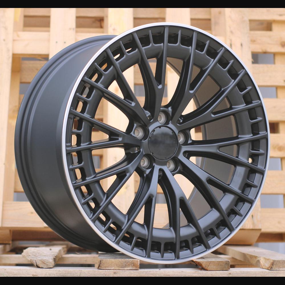 Wheel R20x8.5J  5X112  ET  36  66.6  3S1384  (H3399F)  Black Matt+Polished Lip (BMPL)  For MER  (A)  (HYBRID FORGED Rear+Front)