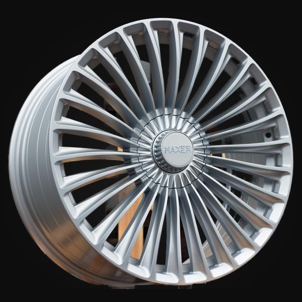 Wheel R20x8.5J  5X112  ET  35  66.6  3S198  Silver Shining (SS)  For HAXER  (K4)  (HYBRID FORGED (For car Mercedes Benz)(Rear+Front))
