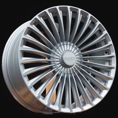 Wheel R20x8.5J  5X112  ET  43  66.6  3S198  Silver Shining (SS)  For HAXER  (P)  (HYBRID FORGED (For car Mercedes Benz)(Rear+Front))