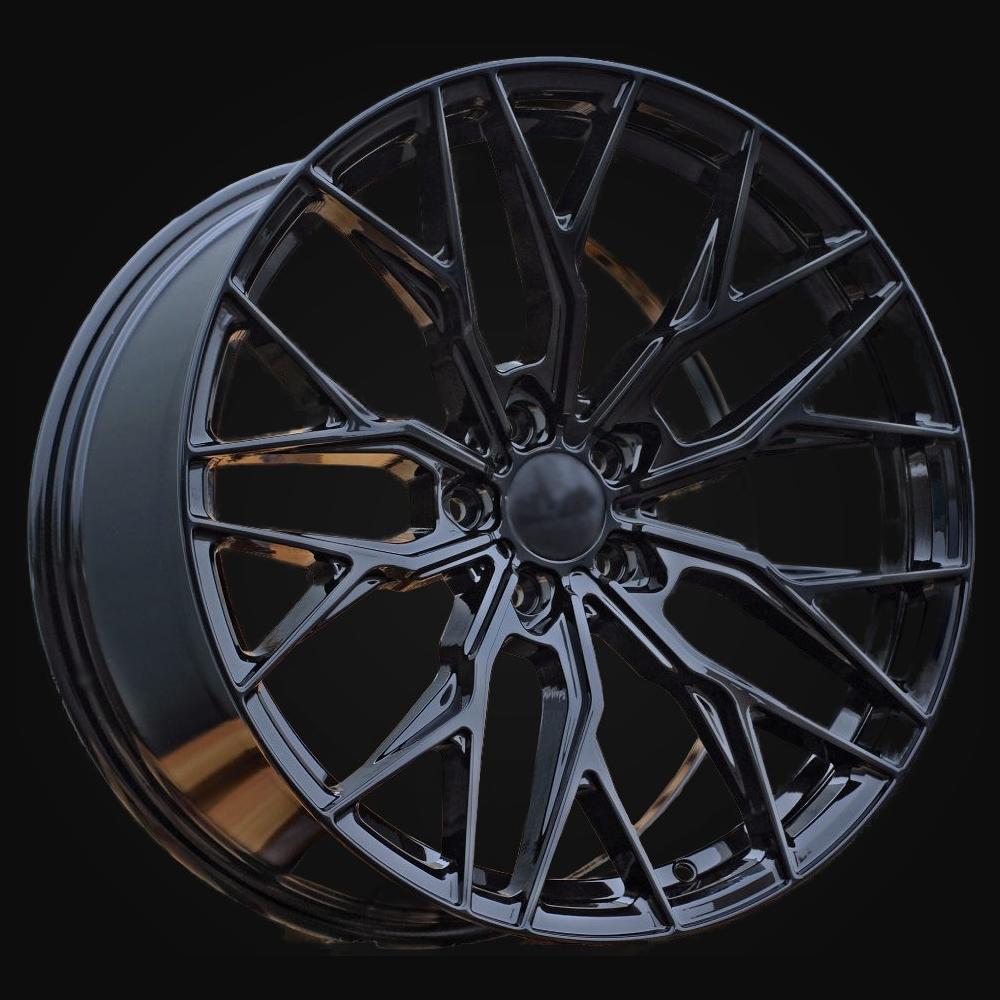 Wheel R20x8.5J  5X112  ET  40  66.6  3S266  Black (BL)  For RACIN  (K2)  (HYBRID FORGED (Max Load 815kg.) Front+Rear)