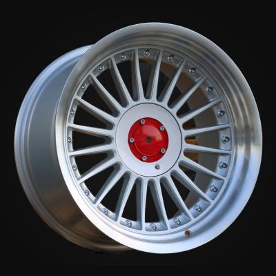 Wheel R17x8J  5X120  ET  20  74.1  7307F  Silver+Polished Lip (SP)  For BMW  (P1+P+Z6)  (ALPINA Style (Front+Rear))