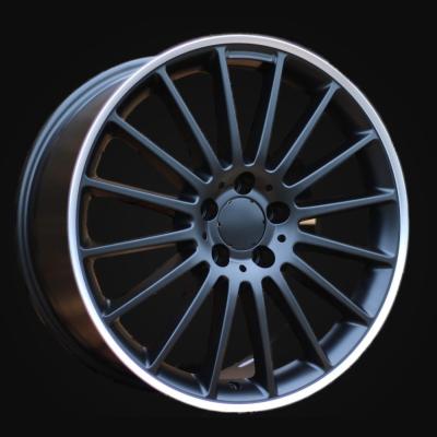 Wheel R18x9J  5X112  ET  50  66.6  A1020  (SSA05)  Black Half Matt+Polished Lip (BLHMPL)  For MER  (P)  (Rear+Front)