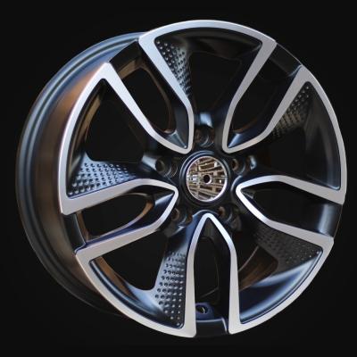 Wheel R15x6.5J  5X112  ET  45  66.6  B5087  Black Polished Half Matt (MBHM)  For RACIN  (K4)