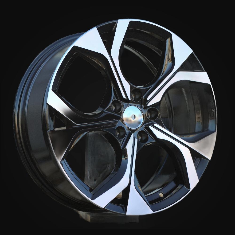 Wheel R18x7.5J  5X112  ET  40  57.1  Y1303  Black Polished (MB)  For SKODA  (M)  (HYBRID FORGED)