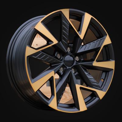 Wheel R18x8J  5X112  ET  40  57.1  YF0443  Black Polished Half Matt Cooper (MBHMC)  For CUPRA  (M)  (HYBRID FORGED)