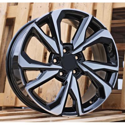 Ratlankis R18x8J  5X114.3J  ET  50  64.1  A5563  (BK5384)  Black Polished (MB)  For HOND  (P)
