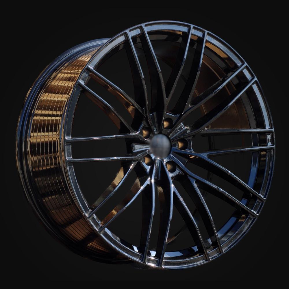 Wheel R22x10J  5X112  ET  21  66.5  F1995  (BYF1995)  Black (BL)  For AUD  (Z1)  (ABT Style HYBRID FORGED)