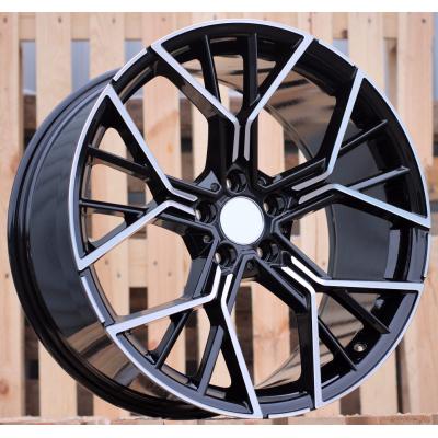 Ratlankis R19x9J  5X112J  ET  40  66.6  A5602  (B1906)  Black Polished (MB)  For BMW  (Z3)  (Rear+Front)