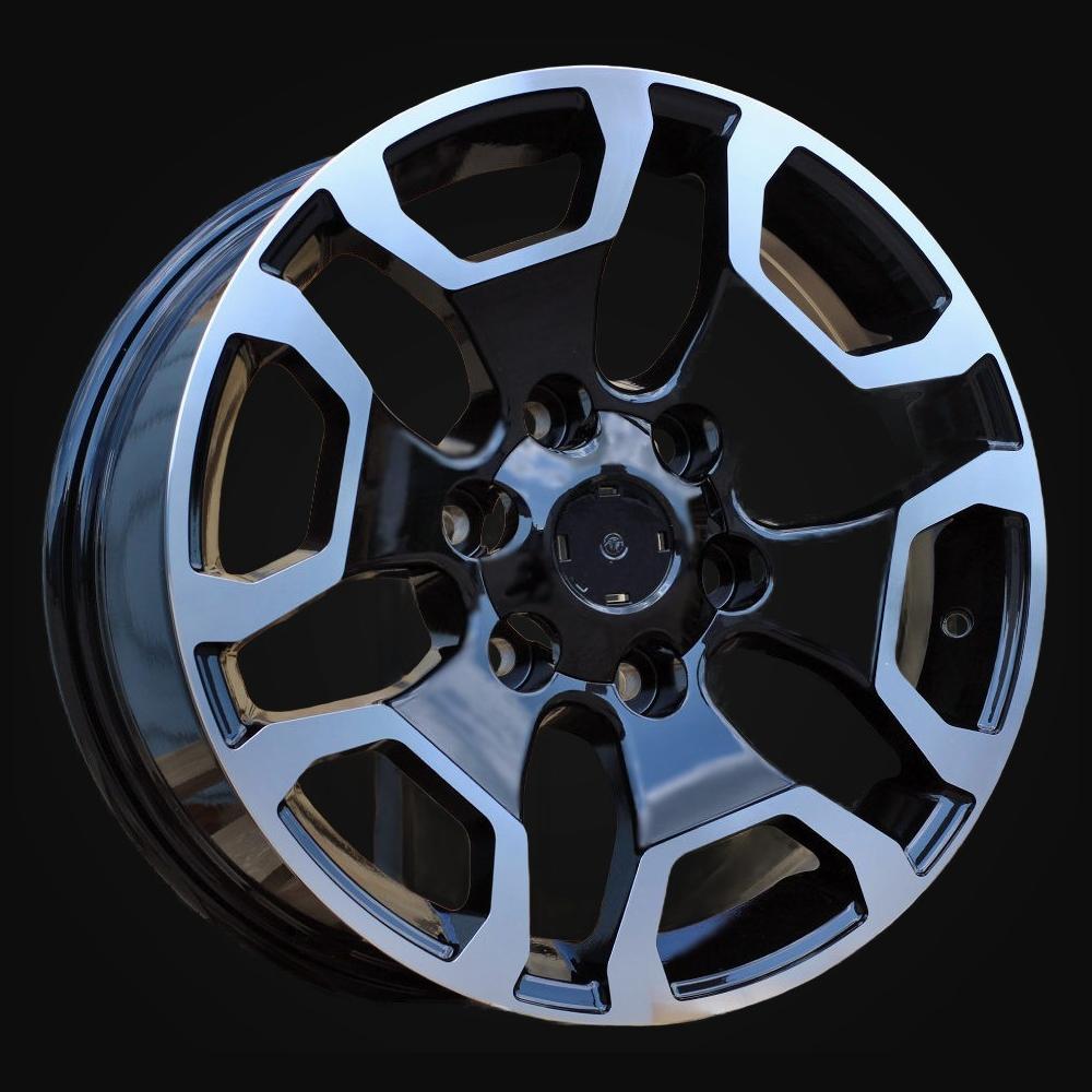 Wheel R17x7.5J  6X139.7  ET  25  106.1  A6216  (BYD1841)  Black Polished (MB)  For TOYOT  (Z1)  (4x4J)