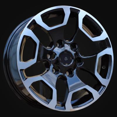 Wheel R17x7.5J  6X139.7  ET  25  106.1  A6216  (BYD1841)  Black Polished (MB)  For TOYOT  (Z1)  (4x4J)