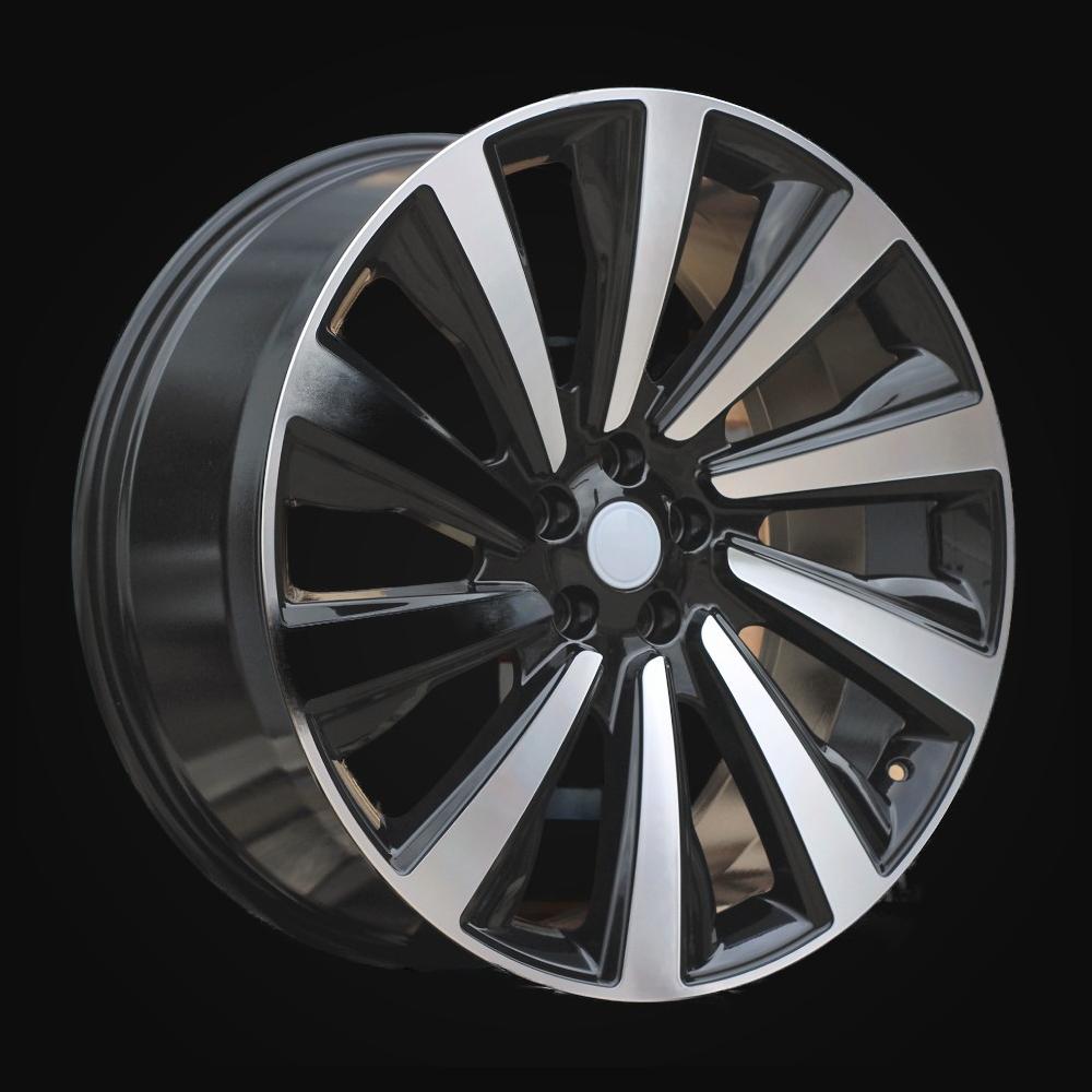 Wheel R24x10J  5X120  ET  40  72.6  B1756  (H947D)  Black Polished (MB)  For LAND  (K7)  (HYBRID FORGED)