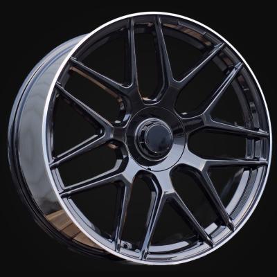 Wheel R23x10J  5X130  ET  33  84.1  B5318  (A7102B)  Black+Polished Lip (BLPL)  For MER  (P)  (G Class)