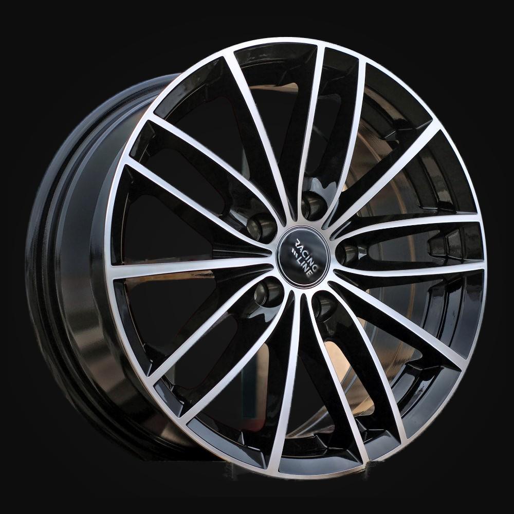 Wheel R15x6.5J  5X100  ET  40  57.1  BK926  Black Polished (MB)  For RACIN  (K2)