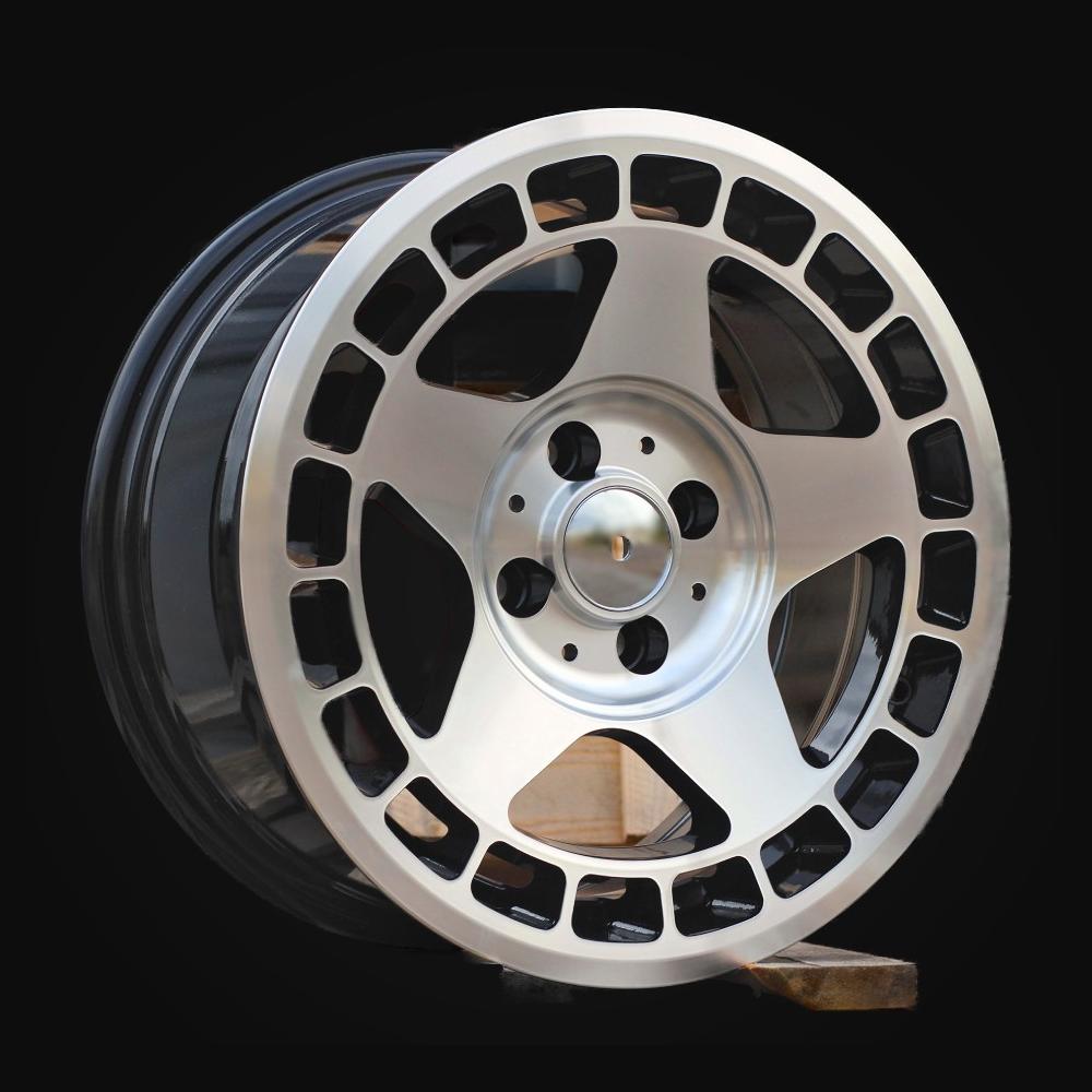 Wheel R15x7J  4X100  ET  24  57.1  BK927  Black Polished (MB)  For RACIN  (L6)